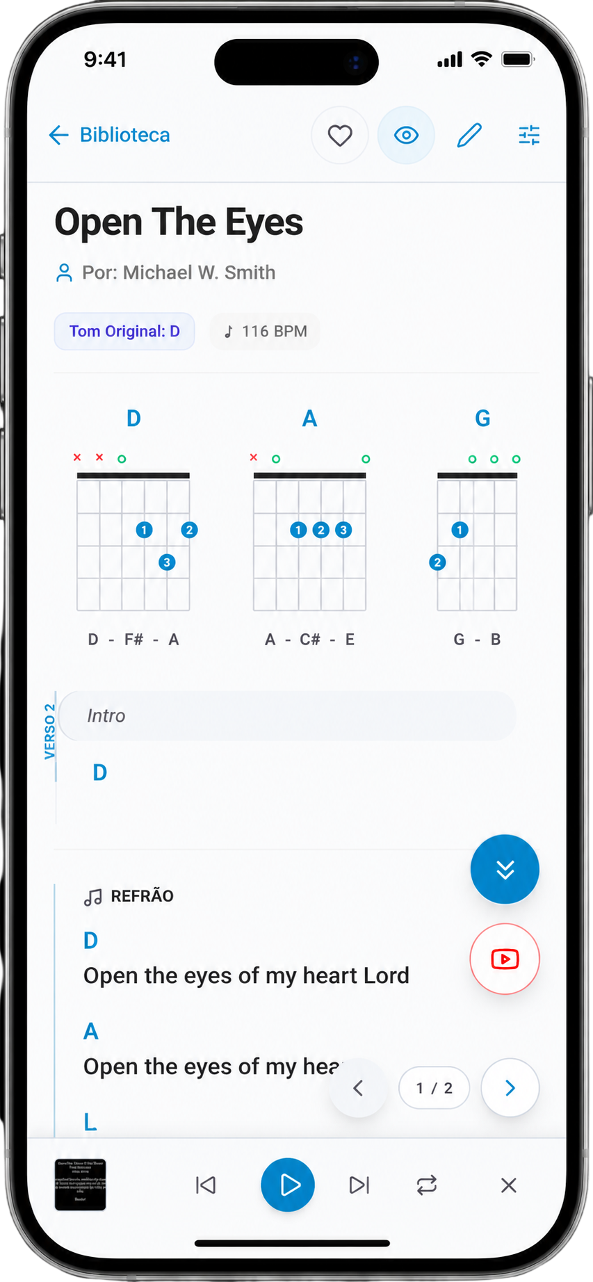 Pré-visualização da app móvel